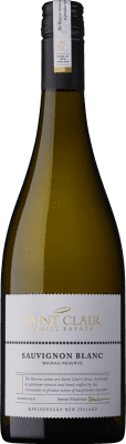 36,95 € Envío gratis | Vino Blanco Saint Clair Wairau Reserva I.G. Marlborough Marlborough Nueva Zelanda Sauvignon 75 cl
