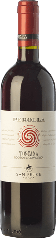 9,95 € Free Shipping | Red Wine San Felice Perolla I.G.T. Toscana Tuscany Italy Merlot, Cabernet Sauvignon, Sangiovese, Ciliegiolo 75 cl