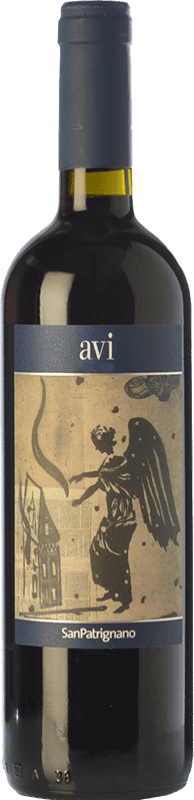 19,95 € 免费送货 | 红酒 San Patrignano Avi I.G.T. Emilia Romagna 艾米利亚 - 罗马涅 意大利 Sangiovese 瓶子 75 cl