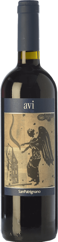 19,95 € Envoi gratuit | Vin Rouge San Patrignano Avi I.G.T. Emilia Romagna Émilie-Romagne Italie Sangiovese Eco Biologique Bouteille 75 cl