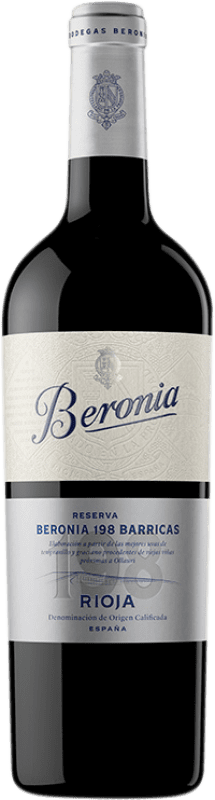 38,95 € Kostenloser Versand | Rotwein Beronia Selección 198 Barricas D.O.Ca. Rioja La Rioja Spanien Tempranillo Flasche 75 cl
