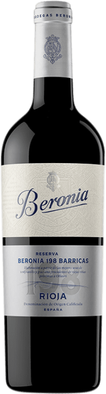 39,95 € Spedizione Gratuita | Vino Rosso Beronia 198 Barricas Selezione D.O.Ca. Rioja La Rioja Spagna Tempranillo Bottiglia 75 cl