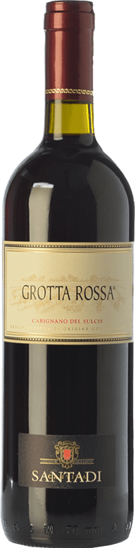 12,95 € Free Shipping | Red wine Santadi Grotta Rossa D.O.C. Carignano del Sulcis Sardegna Italy Carignan Bottle 75 cl