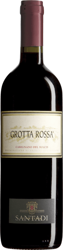 14,95 € Spedizione Gratuita | Vino Rosso Santadi Grotta Rossa D.O.C. Carignano del Sulcis sardegna Italia Cariñena — Carignano 75 cl
