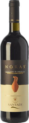 18,95 € Envio grátis | Vinho tinto Santadi Noras D.O.C. Cannonau di Sardegna Sardenha Itália Cannonau Garrafa 75 cl