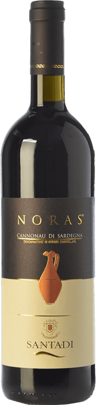 18,95 € Бесплатная доставка | Красное вино Santadi Noras D.O.C. Cannonau di Sardegna Sardegna Италия Cannonau бутылка 75 cl