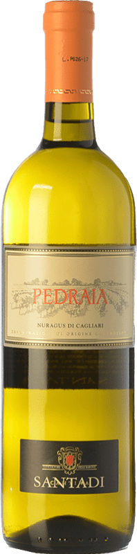 9,95 € Бесплатная доставка | Белое вино Santadi Pedraia D.O.C. Nuragus di Cagliari Sardegna Италия Nuragus бутылка 75 cl