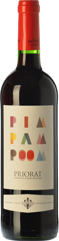 14,95 € Envío gratis | Vino tinto Saó del Coster Pim Pam Poom Joven D.O.Ca. Priorat Cataluña España Garnacha Botella 75 cl