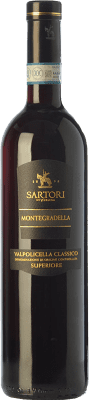 16,95 € Free Shipping | Red Wine Vinicola Sartori Montegradella D.O.C. Valpolicella Veneto Italy Corvina, Rondinella, Corvinone, Croatina 75 cl