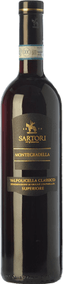 16,95 € 送料無料 | 赤ワイン Vinicola Sartori Montegradella D.O.C. Valpolicella ベネト イタリア Corvina, Rondinella, Corvinone, Croatina ボトル 75 cl