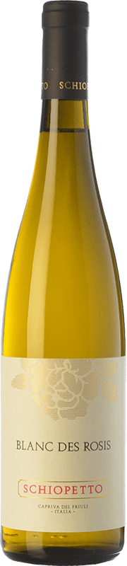 19,95 € Free Shipping | White wine Schiopetto Blanc des Rosis I.G.T. Friuli-Venezia Giulia Friuli-Venezia Giulia Italy Sauvignon, Ribolla Gialla, Friulano, Malvasia Istriana Bottle 75 cl