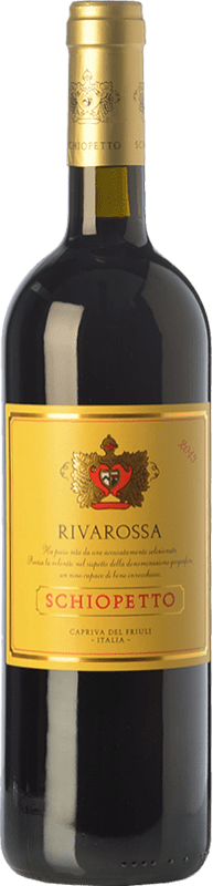 22,95 € Free Shipping | Red wine Schiopetto Rivarossa I.G.T. Friuli-Venezia Giulia Friuli-Venezia Giulia Italy Merlot, Cabernet Sauvignon Bottle 75 cl