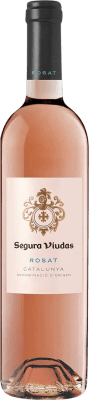 6,95 € Spedizione Gratuita | Vino Rosato Segura Viudas D.O. Catalunya Catalogna Spagna Tempranillo, Merlot 75 cl