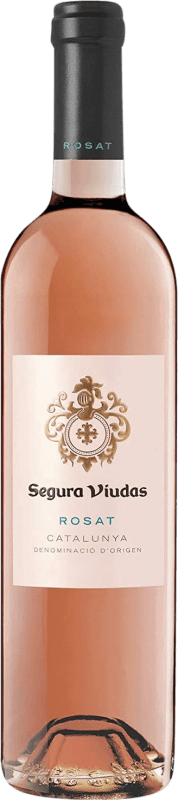8,95 € Spedizione Gratuita | Vino rosato Segura Viudas Rosat D.O. Catalunya Catalogna Spagna Tempranillo, Merlot Bottiglia 75 cl
