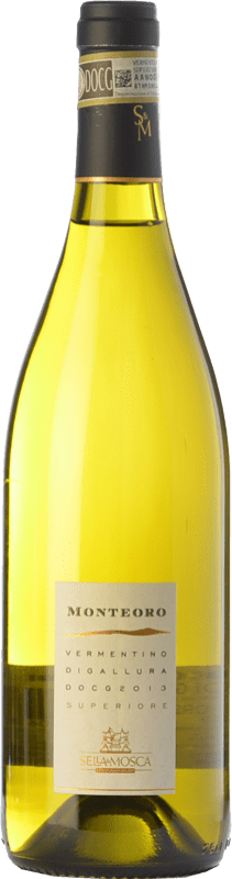 17,95 € Envío gratis | Vino blanco Sella e Mosca Monteoro D.O.C.G. Vermentino di Gallura Sardegna Italia Vermentino Botella 75 cl