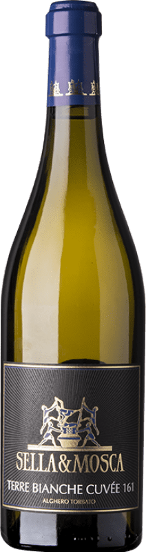 16,95 € 免费送货 | 白酒 Sella e Mosca Torbato Terre Bianche Cuvée 161 D.O.C. Alghero 撒丁岛 意大利 Torrontés 瓶子 75 cl