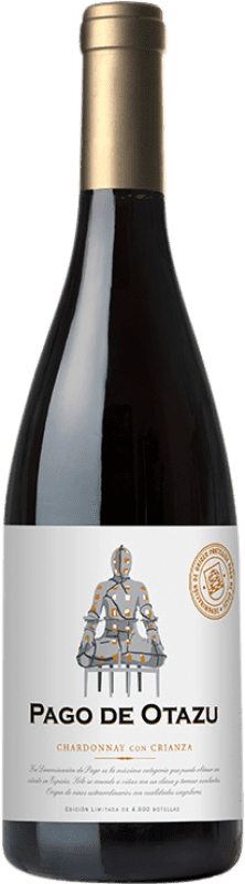 42,95 € Envio grátis | Vinho branco Señorío de Otazu Crianza D.O.P. Vino de Pago de Otazu Navarra Espanha Chardonnay Garrafa 75 cl