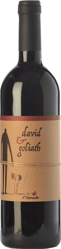 21,95 € Kostenloser Versand | Rotwein Sexto Elemento David & Goliath Crianza — Kurze Fassreifung Spanien Bobal 75 cl
