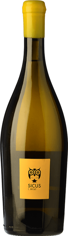 19,95 € Envoi gratuit | Vin blanc Sicus Brisat D.O. Penedès Catalogne Espagne Xarel·lo Biologique Bouteille 75 cl