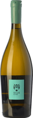 17,95 € Envio grátis | Vinho Branco Sicus D.O. Penedès Catalunha Espanha Malvasia 75 cl