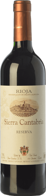 19,95 € Envío gratis | Vino tinto Sierra Cantabria Reserva D.O.Ca. Rioja La Rioja España Tempranillo, Graciano Botella 75 cl