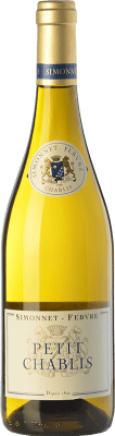 26,95 € Spedizione Gratuita | Vino bianco Simonnet-Febvre Petit A.O.C. Chablis Borgogna Francia Chardonnay Bottiglia 75 cl