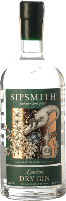 42,95 € 免费送货 | 金酒 Sipsmith London Dry Gin 英国 瓶子 70 cl
