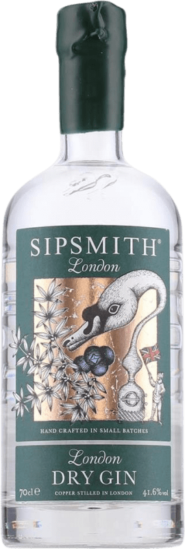 41,95 € Envio grátis | Gin Sipsmith London Dry Gin Reino Unido Garrafa 70 cl