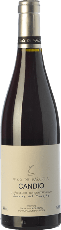 35,95 € Бесплатная доставка | Красное вино Suertes del Marqués Candio старения D.O. Valle de la Orotava Канарские острова Испания Listán Black бутылка 75 cl
