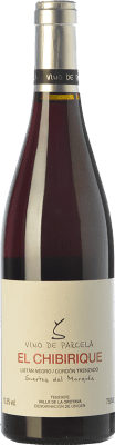 39,95 € Free Shipping | Red wine Suertes del Marqués El Chibirique Young D.O. Valle de la Orotava Canary Islands Spain Listán Black Bottle 75 cl
