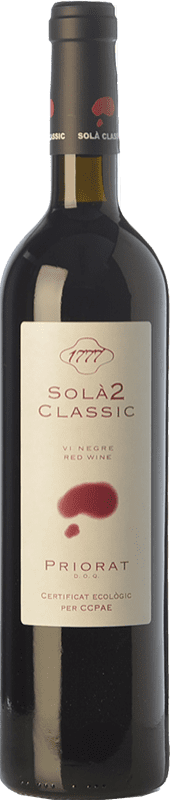 10,95 € 送料無料 | 赤ワイン Solà Classic 2 若い D.O.Ca. Priorat カタロニア スペイン Grenache, Carignan ボトル 75 cl