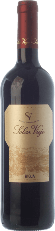9,95 € Free Shipping | Red wine Solar Viejo Aged D.O.Ca. Rioja The Rioja Spain Tempranillo Bottle 75 cl