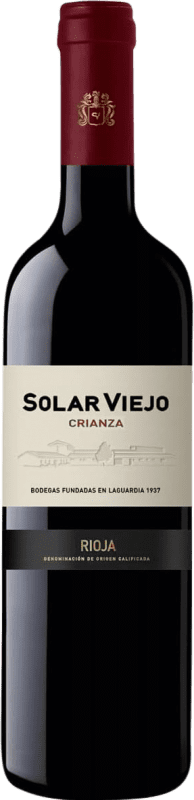 7,95 € Kostenloser Versand | Rotwein Solar Viejo Alterung D.O.Ca. Rioja La Rioja Spanien Tempranillo Flasche 75 cl
