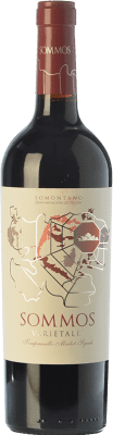 9,95 € Free Shipping | Red wine Sommos Varietales Crianza D.O. Somontano Aragon Spain Tempranillo, Merlot, Syrah, Cabernet Sauvignon Bottle 75 cl