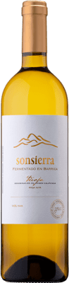 10,95 € Envoi gratuit | Vin blanc Sonsierra Fermentado en Barrica Crianza D.O.Ca. Rioja La Rioja Espagne Viura Bouteille 75 cl