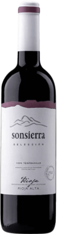 4,95 € 送料無料 | 赤ワイン Sonsierra セレクション 若い D.O.Ca. Rioja ラ・リオハ スペイン Tempranillo — テンプラニーリョ 75 cl