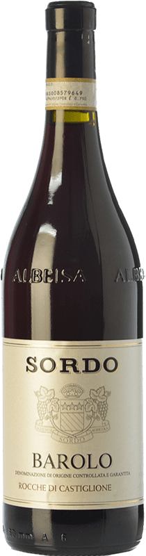 41,95 € Free Shipping | Red wine Sordo Rocche di Castiglione D.O.C.G. Barolo Piemonte Italy Nebbiolo Bottle 75 cl