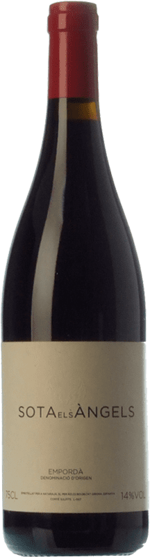 33,95 € Free Shipping | Red wine Sota els Àngels Crianza D.O. Empordà Catalonia Spain Cabernet Sauvignon, Samsó, Carmenère Bottle 75 cl