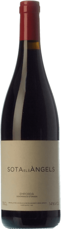 41,95 € Free Shipping | Red Wine Sota els Àngels Crianza — Aged D.O. Empordà Catalonia Spain Cabernet Sauvignon, Samsó, Carmenère Eco — Organic Bottle 75 cl