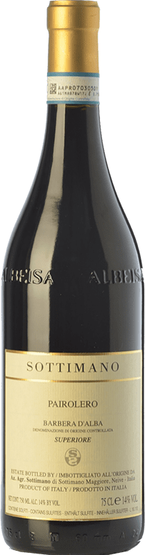 25,95 € Envoi gratuit | Vin rouge Sottimano Pairolero D.O.C. Barbera d'Alba Piémont Italie Barbera Bouteille 75 cl