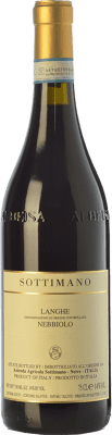 24,95 € Бесплатная доставка | Красное вино Sottimano D.O.C. Langhe Пьемонте Италия Nebbiolo бутылка 75 cl