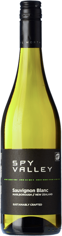15,95 € Envío gratis | Vino blanco Spy Valley I.G. Marlborough Marlborough Nueva Zelanda Sauvignon Blanca Botella 75 cl