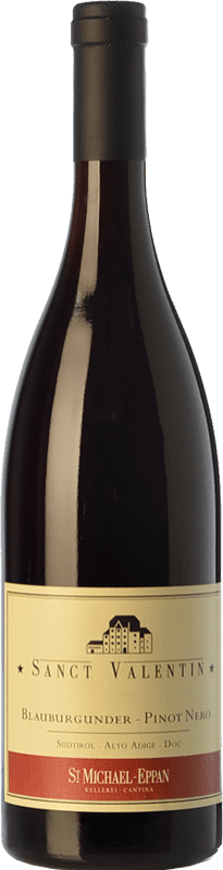 39,95 € Free Shipping | Red wine St. Michael-Eppan Pinot Nero Sanct Valentin D.O.C. Alto Adige Trentino-Alto Adige Italy Pinot Black Bottle 75 cl
