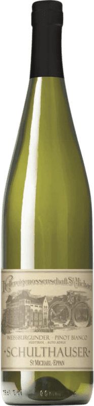 19,95 € Kostenloser Versand | Weißwein St. Michael-Eppan Schulthauser D.O.C. Alto Adige Trentino-Südtirol Italien Pinot Blanc — Weißburgunder Flasche 75 cl