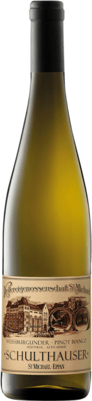 24,95 € 免费送货 | 白葡萄酒 St. Michael-Eppan Schulthauser D.O.C. Alto Adige 特伦蒂诺 - 上阿迪杰 意大利 Pinot Blanc — 白皮诺 75 cl