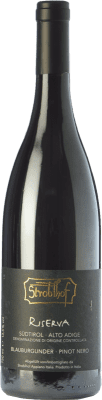 66,95 € Free Shipping | Red wine Stroblhof Blauburgunder Reserve D.O.C. Alto Adige Trentino-Alto Adige Italy Pinot Black Bottle 75 cl