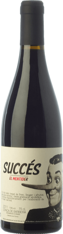 14,95 € Бесплатная доставка | Красное вино Succés El Mentider Молодой D.O. Conca de Barberà Каталония Испания Trepat бутылка 75 cl