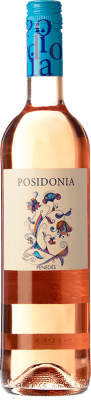 7,95 € Free Shipping | Rosé wine Sumarroca Posidonia Young D.O. Penedès Catalonia Spain Tempranillo Bottle 75 cl