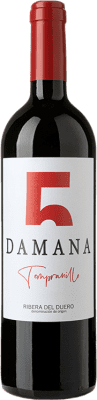 13,95 € Envoi gratuit | Vin Rouge Tábula Damana 5 Jeune D.O. Ribera del Duero Castille et Leon Espagne Tempranillo, Cabernet Sauvignon 75 cl