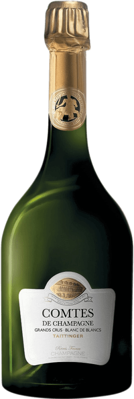 251,95 € Spedizione Gratuita | Spumante Bianco Taittinger Comtes Blanc de Blancs Riserva A.O.C. Champagne champagne Francia Chardonnay Bottiglia 75 cl
